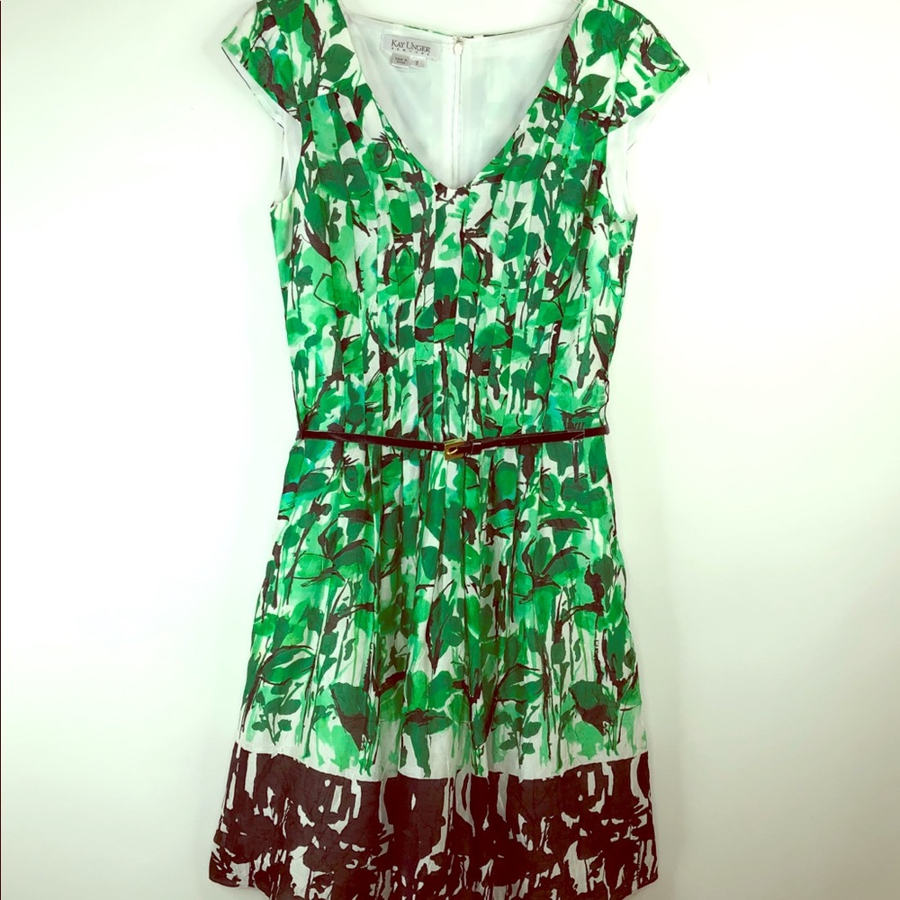 Kay Unger NY Cotton & Silk Dress